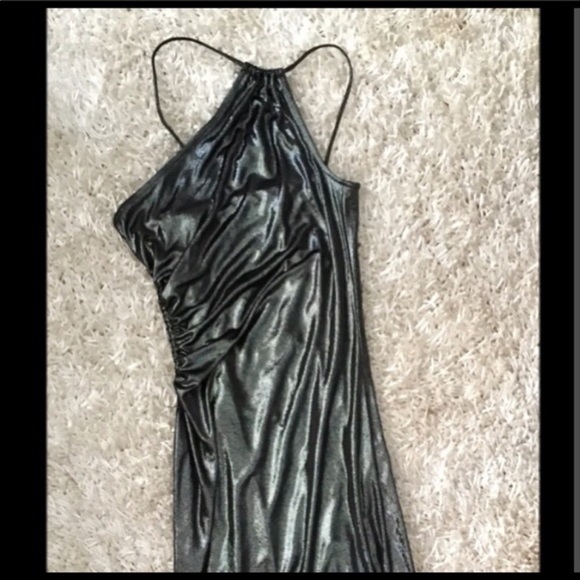 EXPRESS OMBRE ASYMMETRICAL CUT OUT DRESS - Picture 4 of 7